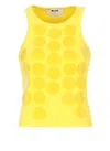 Msgm Top With Maxi Paillettes