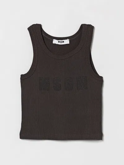 Msgm T-shirt  Kids Kids Color Grey In Black