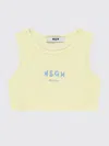 Msgm Top Kids In Yellow
