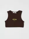 Msgm T-shirt Kids  Kids In Brown