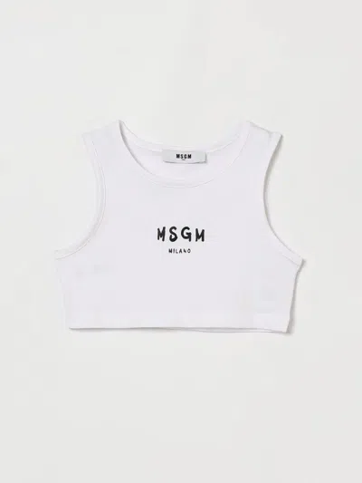 Msgm T-shirt Kids  Kids In White