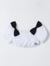 Msgm Top  Kids Kids Color White In White
