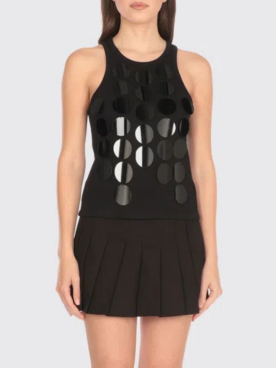 MSGM T-SHIRT MSGM WOMAN COLOR BLACK,H11657002