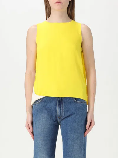 Msgm Top  Damen Farbe Gelb