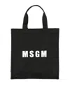 MSGM TOTE BAG WITH LOGO