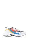 Msgm Men's Multicolor Other Materials Sneakers In White