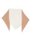 Msgm Triangular Scarf In Brown