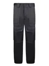 Msgm Cotton-blend Trousers In Blue
