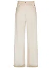 Msgm Trousers Beige In Beige
