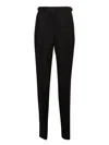 Msgm Straight Trousers In Black
