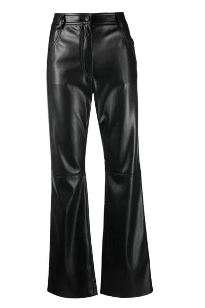 Msgm Trousers Black In Nero Neri E Grigi