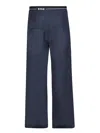 Msgm Blue Straight-leg In Blue