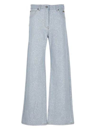 Msgm Trousers Light Blue