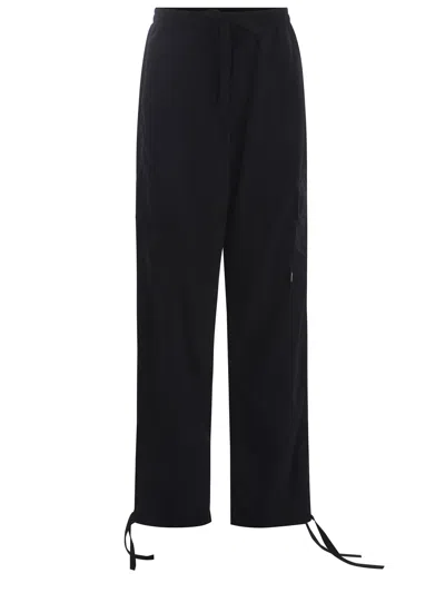 Msgm Trousers  Made Of Nylon In Nero