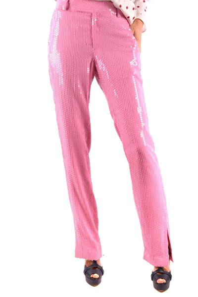 Msgm Trousers In Pink