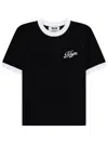 Msgm T-shirt Con Logo In Black