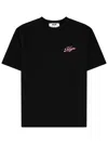 Msgm Embroidered T-shirt In Black