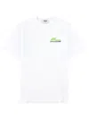Msgm Logo Print Cotton T-shirt In White