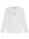 Msgm T-shirt Con Logo In White