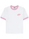 Msgm Embroidery T-shirt In White