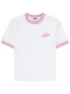 Msgm T-shirt Con Logo In White