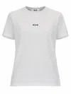 Msgm T-shirt Con Micro Logo In White