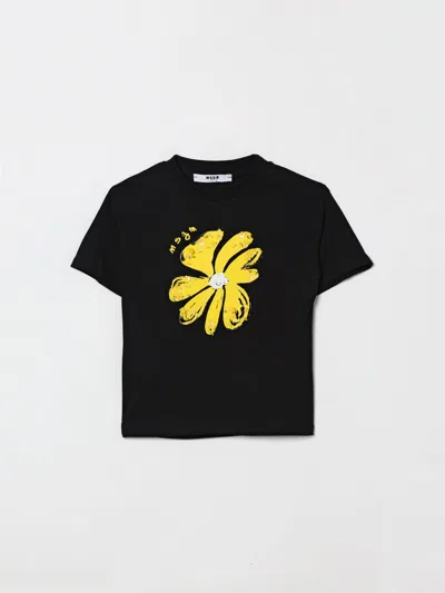 Msgm T-shirt Kids  Kids In Black