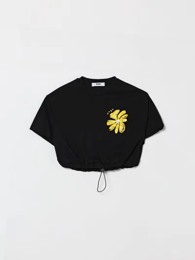 Msgm T-shirt Kids  Kids In Black