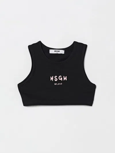 Msgm T-shirt Kids  Kids In Black