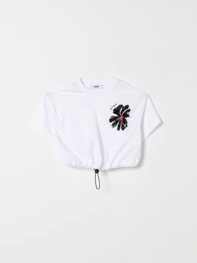 Msgm T-shirt Kids  Kids In White