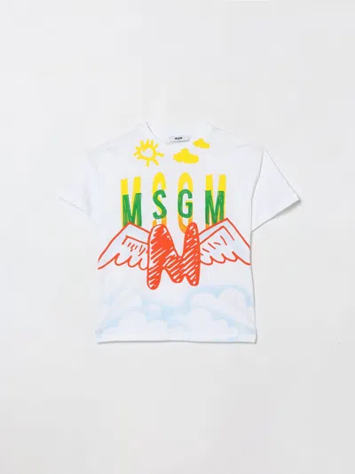Msgm T-shirt Kids  Kids In White