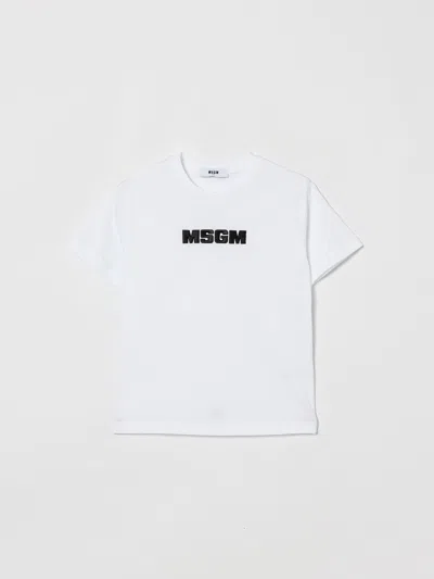 Msgm T-shirt  Kids Kids Color White
