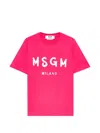 Msgm T-shirt Logo In Red