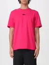Msgm Embroidered-logo T-shirt In Pink