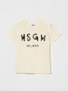 Msgm T-shirt Kids  Kids In Neutral