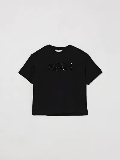 Msgm T-shirt Kids  Kids In Black
