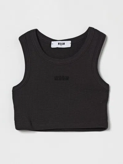 Msgm Top Kids  Kids In Black