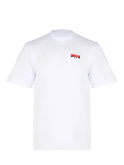 Msgm T-shirt In White