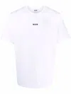 Msgm Logo-print Cotton T-shirt In White