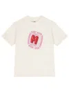 Msgm T-shirt With Logo In Gray