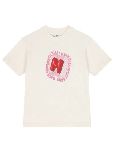 MSGM MSGM T-SHIRT WITH LOGO
