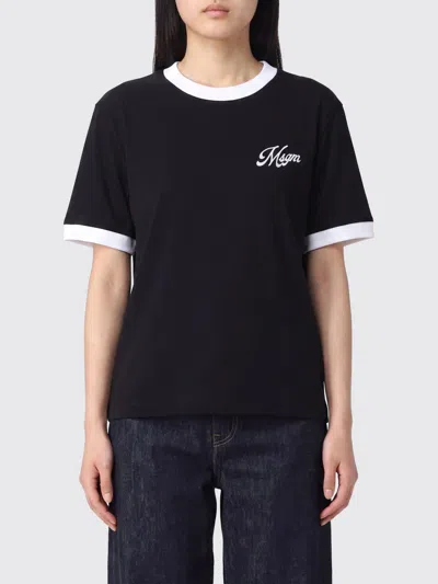 Msgm Tシャツ レディース カラー ブラック In Black