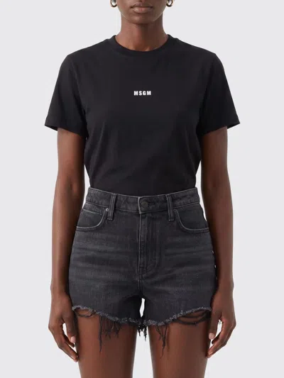 Msgm Tシャツ レディース カラー ブラック In Black