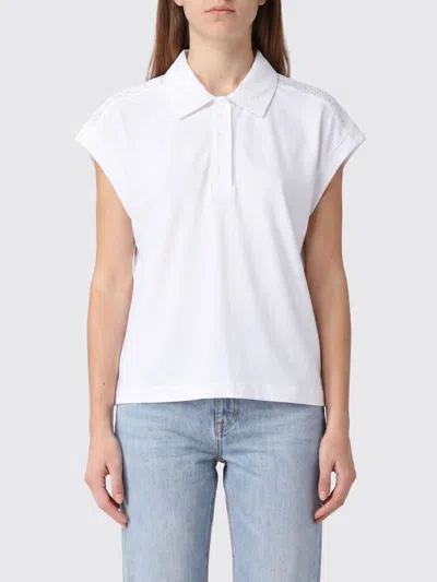 Msgm T-shirt Woman In White