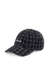 Msgm Baseballkappe Mit Logo-stickerei In Black