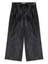 Msgm Two-pocket Trousers In Black
