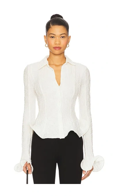Msgm Undone Button Up Shirt