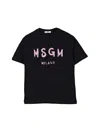 Msgm T-shirt With Logo In Black