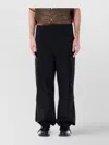 Msgm Utility Cargo Pant With Multiple Pockets In Black