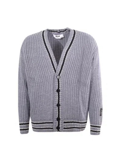 MSGM V-NECK CARDIGAN